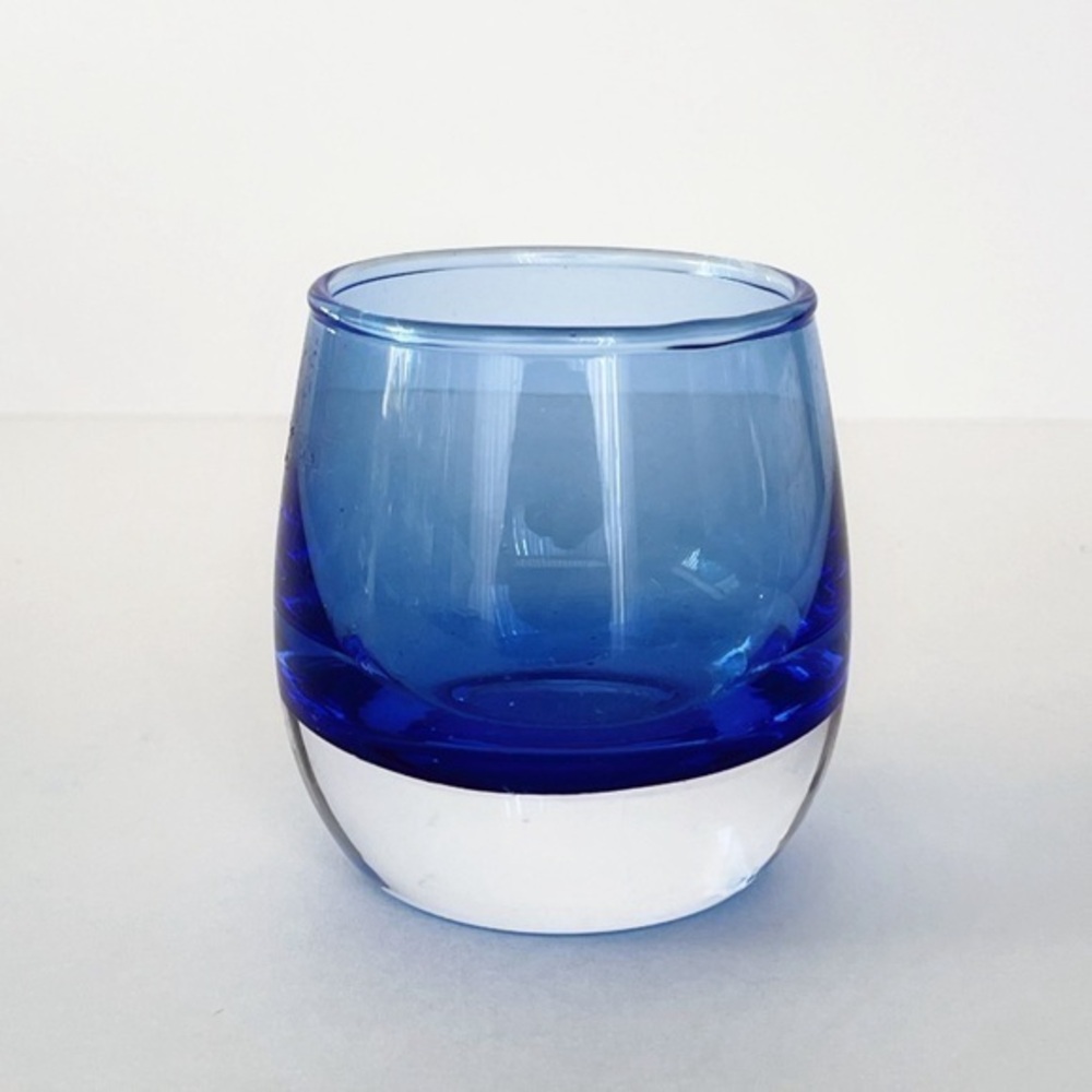 Mid-Century Scandinavian Art Glass or Candle Holder.